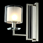 Бра с геометрическим каркасом из металла и цилиндрическим стеклянным плафоном Laurent варинант исполнения - 4 | Loft Concept в Грозном