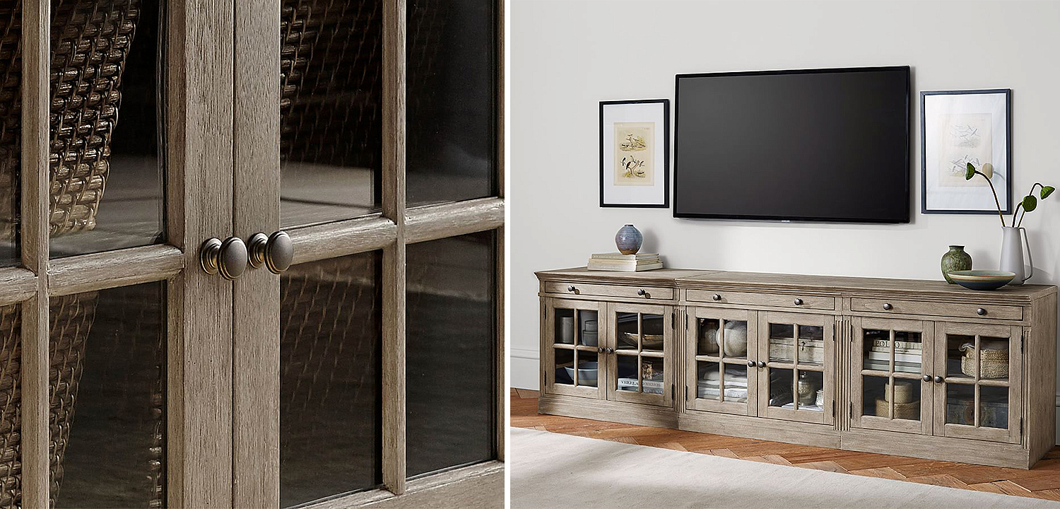Комод длинный Benjamin Glass Doors long Комод длинный Benjamin Glass Doors long - Loft-Concept в Грозном