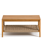 Стол журнальный для сада из акации Breathe Nature варинант исполнения - 2 | Loft Concept в Грозном