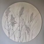 Ботаническое панно Тростник 3 варинант исполнения - 1 | Loft Concept в Грозном