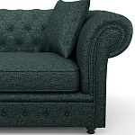 Мебельная ткань Шенилл темно-зеленый цвет 138 см T4-39 варинант исполнения - 6 | Loft Concept в Грозном