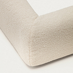 Кровать со съемным бежевым чехлом из ткани букле White Boucle Collection варинант исполнения - 5 | Loft Concept в Грозном