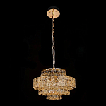 Люстра хрустальная в неоклассическом стиле на золотистом каркасе Majesty варинант исполнения - 2 | Loft Concept в Грозном