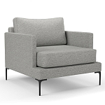 Мебельная ткань Шенилл серый цвет 138 см T4-29 варинант исполнения - 3 | Loft Concept в Грозном