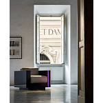 Дизайнерское кожаное кресло Poltronova Saratoga Armchair варинант исполнения - 4 | Loft Concept в Грозном