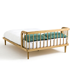 Кровать из массива дуба с пружинным блоком Mateta варинант исполнения - 4 | Loft Concept в Грозном