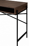 Стол рабочий в стиле лофт с ящиком и нишей для хранения Urban Style Space 2 варинант исполнения - 5 | Loft Concept в Грозном