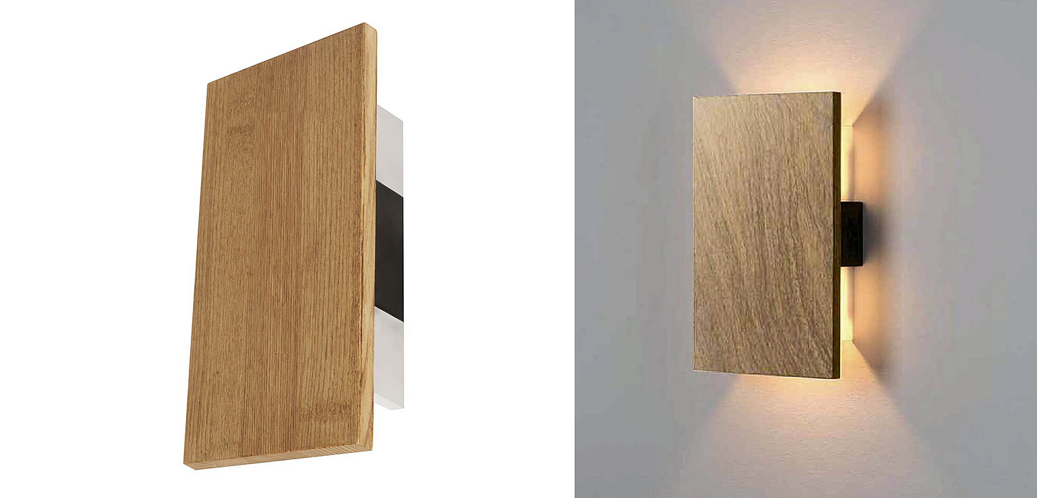 Бра Jordy Wooden Slab Wall Lamp Бра Jordy Wooden Slab Wall Lamp - Loft-Concept в Грозном