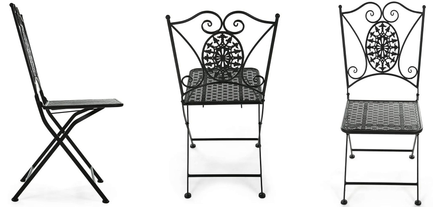 Стул Forged Patterns Eline Black Стул Forged Patterns Eline Black - Loft-Concept в Грозном