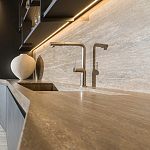 Кухонный гарнитур с раздвижными дверцами TIVALÌ 2.0 BY YABU PUSHELBERG Dada Engenereed Kitchen варинант исполнения - 6 | Loft Concept в Грозном