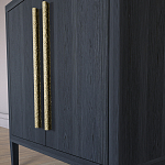 Современный Буфет Primo с 2 дверцами Черный дуб варинант исполнения - 5 | Loft Concept в Грозном