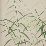 Обои ручная роспись Wild Grasses Special Colourway on Bleached Silver slub silk варинант исполнения - 1 | Loft Concept в Грозном