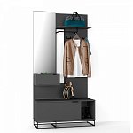 Вешалка настенная цвета графит Strict Lines варинант исполнения - 2 | Loft Concept в Грозном