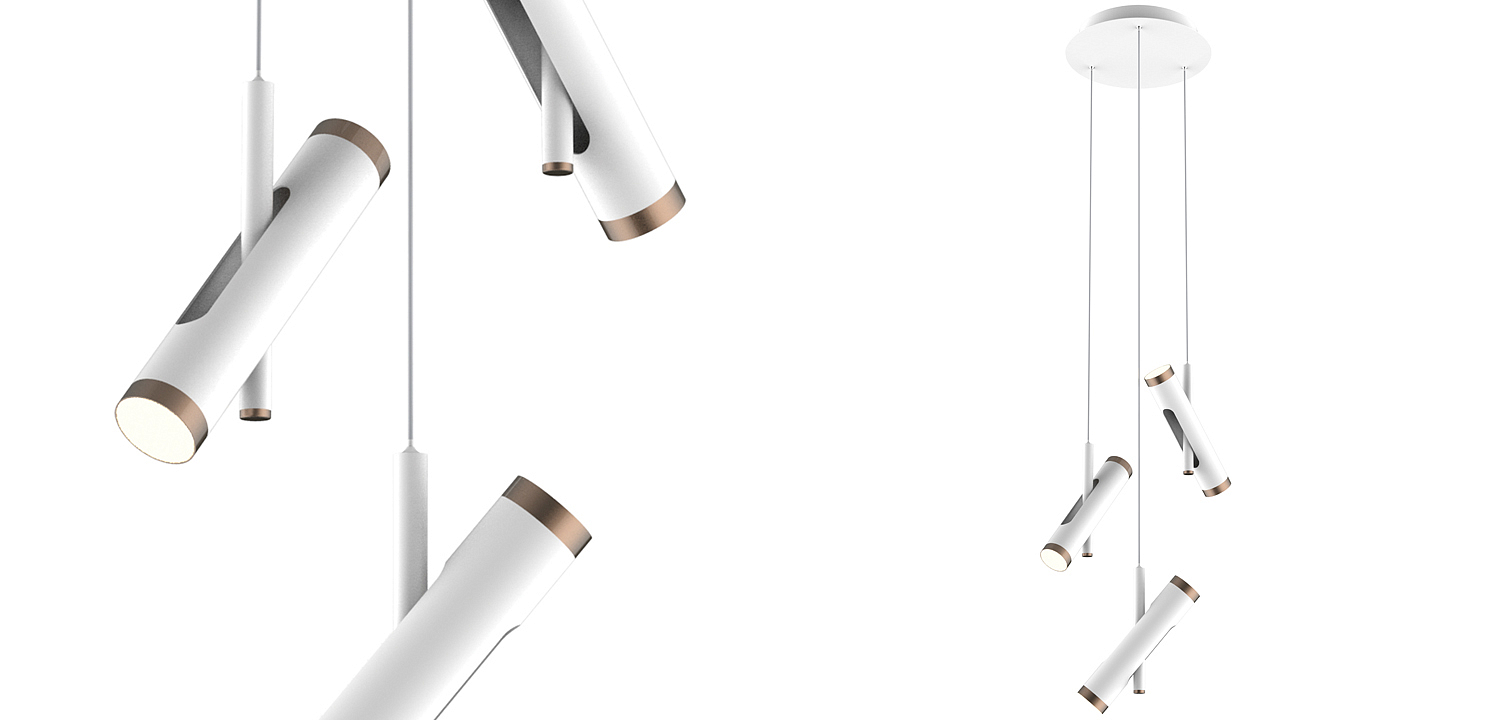 Люстра Rainer Chandelier Trio white Люстра Rainer Chandelier Trio white - Loft-Concept в Грозном
