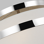 Потолочный светильник с белым тканевым абажуром Generation Lighting варинант исполнения - 3 | Loft Concept в Грозном