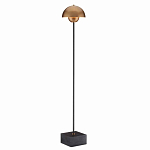 Торшер с куполообразным абажуром на чёрном мраморном основании Riverside Floor Lamp варинант исполнения - 2 | Loft Concept в Грозном
