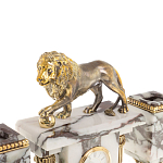 Настольный письменный набор из мрамора с декором в виде льва в подарочной упаковке Marble Accessory варинант исполнения - 3 | Loft Concept в Грозном