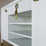 Комод-буфет Elsa Dreams White с открытыми полками   варинант исполнения - 7 | Loft Concept в Грозном