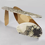 Консоль в виде овальных элементов Jinye console варинант исполнения - 2 | Loft Concept в Грозном