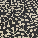 Подушка декоративная черного цвета Blossom Essence Grace варинант исполнения - 4 | Loft Concept в Грозном