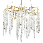 Люстра с декором в виде ветвей с хрустальными подвесками Fairytree Gold Crystal Chandelier 6 варинант исполнения - 1 | Loft Concept в Грозном