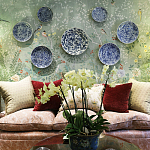 Обои ручная роспись Temple Newsam Mercury Grey варинант исполнения - 4 | Loft Concept в Грозном