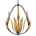 Люстра грушевидной формы с волнистыми листьями Foliage of Leaf Forms варинант исполнения - 2 | Loft Concept в Грозном