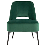 Мягкое кресло в зеленом велюре ALBA варинант исполнения - 2 | Loft Concept в Грозном