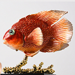 Статуэтка декоративная Рыбка-попугай Inhabitants of the Seas варинант исполнения - 5 | Loft Concept в Грозном