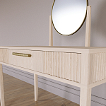 Туалетный Стол с зеркалом Primo Светлый дуб варинант исполнения - 5 | Loft Concept в Грозном