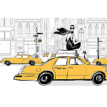 Megan Hess. New york: through a fashion eye варинант исполнения - 4 | Loft Concept в Грозном