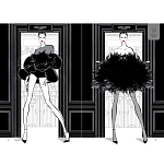 Megan Hess. Elegance варинант исполнения - 5 | Loft Concept в Грозном