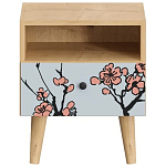 Прикроватная тумба с изображением на ящике Elise Nightstand варинант исполнения - 13 | Loft Concept в Грозном
