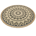 Ковер круглый из комбинированного состава Fantasy варинант исполнения - 3 | Loft Concept в Грозном