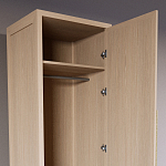 Узкий Шкаф Primo с 2 выдвижными ящиками Светлый дуб варинант исполнения - 6 | Loft Concept в Грозном