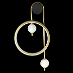 Бра с круглой рамкой и стеклянными белыми шарами B.LUX C Ball варинант исполнения - 2 | Loft Concept в Грозном