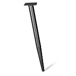 Обеденный стол с прямоугольной черно-золотой столешницей из стекла на 4-х металлических ножках Gold and Black Marble варинант исполнения - 5 | Loft Concept в Грозном