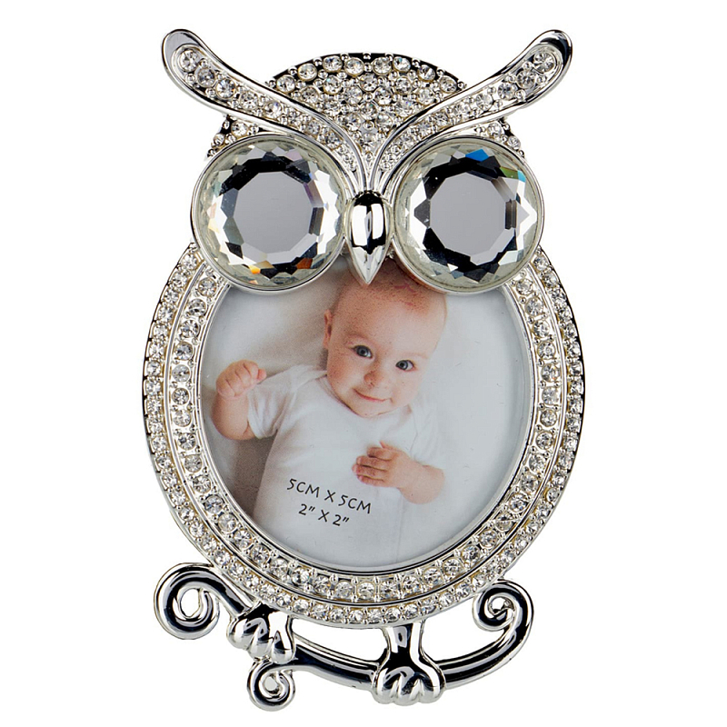 Фоторамка детская Childhood Corner Owl Серебряный Фоторамка детская Childhood Corner Owl Серебряный в Грозном | Loft Concept