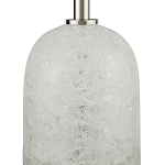 Настольная лампа с высоким тканевым абажуром Cracked Base варинант исполнения - 1 | Loft Concept в Грозном