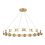 Люстра кольцевая с круглыми светодиодными источниками света Maxine Light варинант исполнения - 7 | Loft Concept в Грозном