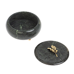 Шкатулка круглая из натурального камня змеевик Stone Casket варинант исполнения - 4 | Loft Concept в Грозном