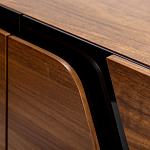 ТВ-тумба с узором из шпона на фасаде Sahara варинант исполнения - 4 | Loft Concept в Грозном