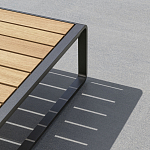 Шезлонг на металлическом каркасе с регулируемой спинкой GUELL Sunbed варинант исполнения - 5 | Loft Concept в Грозном