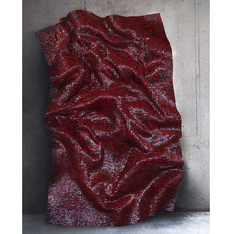 Панно «Red Flow» Бордовый в Грозном | Loft Concept 