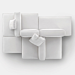 Модульный диван трансформер Harn в стиле минимализм  варинант исполнения - 2 | Loft Concept в Грозном