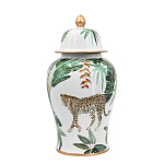 Ваза из фарфора с ручной росписью Leopard Collection  варинант исполнения - 3 | Loft Concept в Грозном