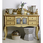 Комод деревянный Illustration of flowers варинант исполнения - 7 | Loft Concept в Грозном