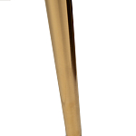 Стул бежевый из экокожи на золотых ножках Attribute of Elegance варинант исполнения - 5 | Loft Concept в Грозном