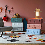 Металлический сундук Metal Chest Black варинант исполнения - 5 | Loft Concept в Грозном