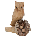 Статуэтка из дерева сова Animals of the World варинант исполнения - 3 | Loft Concept в Грозном